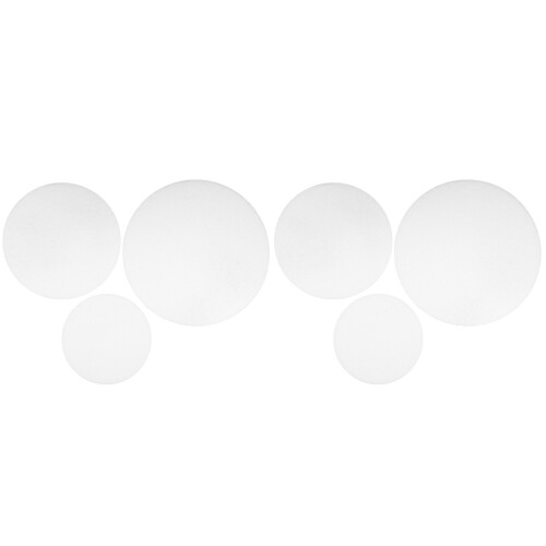 6Pièces Support Gâteau Mousse Blanc Personnalisable Usage Domestique 1