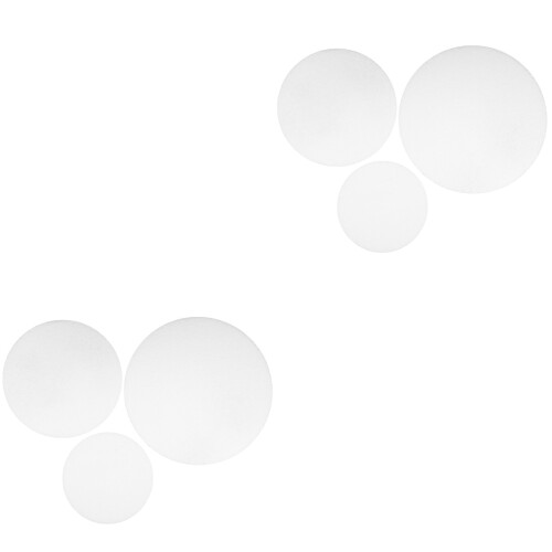 6Pièces Support Gâteau Mousse Blanc Personnalisable Usage Domestique 2