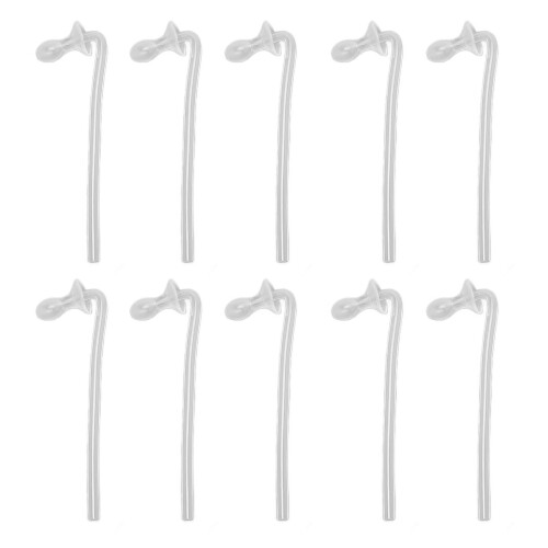 10 Stück Hör-Dome-Set mit Schlauch - Silikon, groß 1