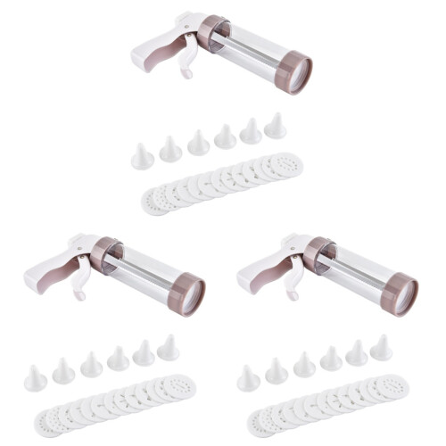 3Pièces Accessoire De Pâtisserie Blanc Pratique Pour Biscuits 1