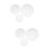 6Pièces Support Gâteau Mousse Blanc Personnalisable Usage Domestique 7