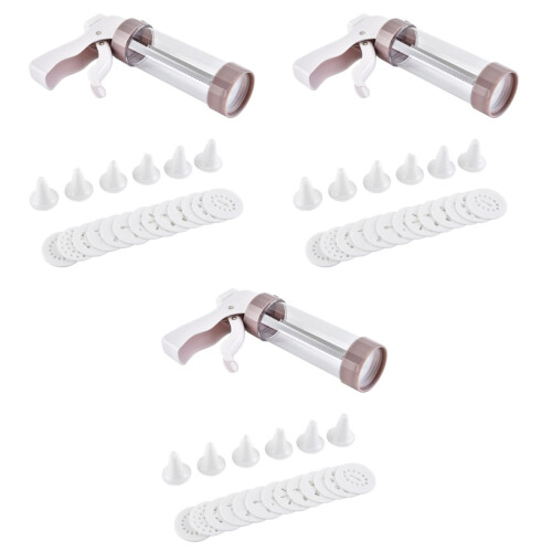 3Pièces Accessoire De Pâtisserie Blanc Pratique Pour Biscuits 2