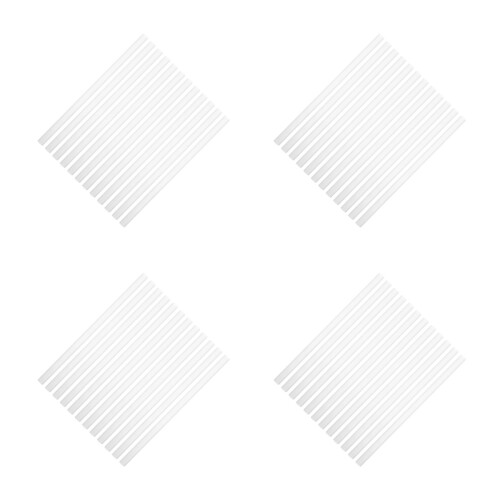 48Pièces Tiges De Soutien Pour Gâteau Blanc En PP Support Robuste 1