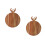 2Pcs Khaki Wooden Serving Plate Bread Board Fruit Display Board 6