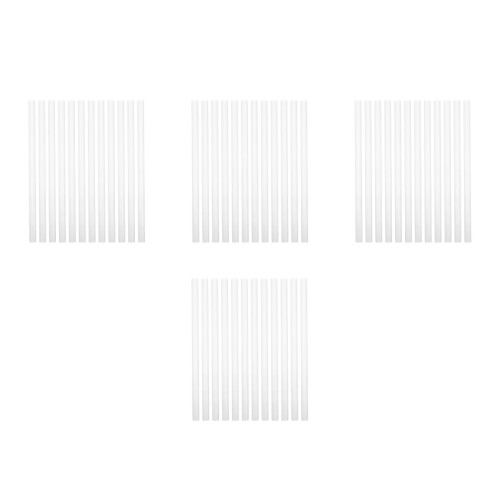 48Pièces Tiges De Soutien Pour Gâteau Blanc En PP Support Robuste 2