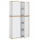 (Chipboard, White) Office cabinet Sideboard Salia 5x B100 2