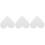 3Pcs Foam Heart Shaped Cake Decorating Model For Baking Diy 6
