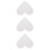 3Pcs Foam Heart Shaped Cake Decorating Model For Baking Diy 10