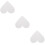 3Pcs Foam Heart Shaped Cake Decorating Model For Baking Diy 11