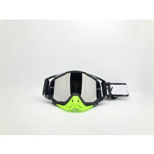 Motorcrossbril voor offroad-motocross, legergroen model met anticondensglazen voor MX Trail