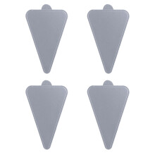 100 Pezzi Base In Carta Argentata A Triangolo Per Mousse Torta Dolci