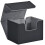 Card Deck Box - PU Leather Storage Case Fits 100 Sleeved Cards, Strong Magnet Closure Grey 1