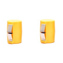 2pcs Multifunctional Egg Shell Opener Handheld Egg Cracker Separator Tool Eggshell Cutter Easy Open Gadget Yellow
