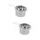 4Pièces Pot À Cire En Acier Inoxydable Argenté Multi-Usage Pour Maison 9