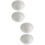 16Pièces Cercle À Gâteau Argenté Base Mousse Papier Résistant Propre 7