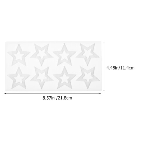 Silicone A Forma Di Stella Per Cioccolato E Biscotti DIY 1