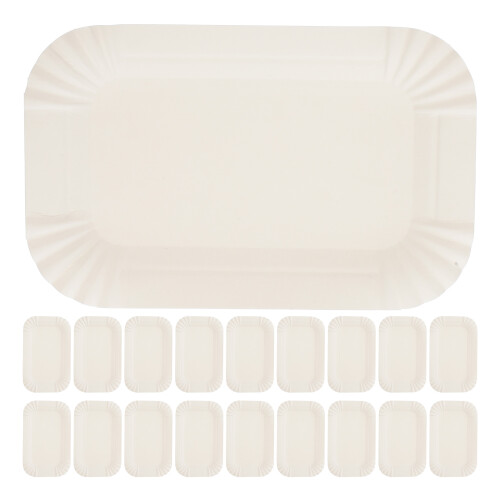 5Pièces Supports À Gâteaux En Papier Blanc Adhérent Et Durable 2