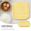 1Pc Yellow Silicone Toast Bread Mold Non-Stick Square Baking Tray 9