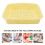 1Pc Yellow Silicone Toast Bread Mold Non-Stick Square Baking Tray 10