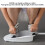 Soft Cover Bedpan with Lid Handle, 50 x 30cm Plastic 9