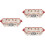 3Pcs Ceramic Baking Pan with Handles for Pies and Roasting 8