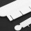 1Set White Plastic Cake Arc Ruler with Graduated Scale for Baking 8