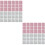 400Pcs Foil Chocolate Wrappers Pink Silver for Candy Packaging 6