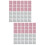 400Pcs Foil Chocolate Wrappers Pink Silver for Candy Packaging 7