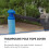 Trampoline Pole Caps 6-Pack, Blue Plastic Replacement Set for Secure Enclosure Fixing 3