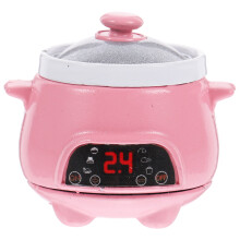 4Pcs Alloy Miniature Electric Rice Cooker Doll House Decor