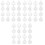 3 Pack Cake Template Stencil For Decoration Coffee Latte Stencils 3