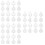 3 Pack Cake Template Stencil For Decoration Coffee Latte Stencils 7
