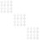 3 Pack Cake Template Stencil For Decoration Coffee Latte Stencils 9