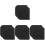 8Pcs Black Plastic Kitchen Scraper Tool Multiuse Pan and Pot Scraper 4