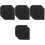 8Pcs Black Plastic Kitchen Scraper Tool Multiuse Pan and Pot Scraper 5