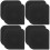 8Pcs Black Plastic Kitchen Scraper Tool Multiuse Pan and Pot Scraper 7