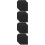 8Pcs Black Plastic Kitchen Scraper Tool Multiuse Pan and Pot Scraper 9