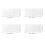 2 Pack Diy Cake Mold Mould Rectangle Fondant Decoration Shaping Mat 2