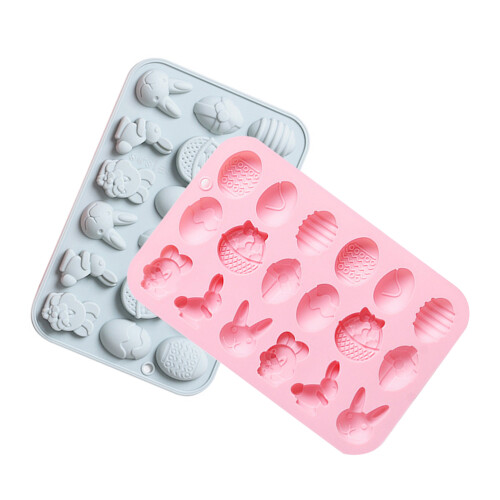4Pcs DIY Silicone Easter Cake Molds for Jelly Chocolate Baking 2