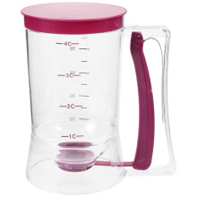 Rosy Baking Dispenser for Batter with Durable Pulley Handle