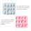 4Pcs DIY Silicone Easter Cake Molds for Jelly Chocolate Baking 11