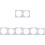 8Pcs Acrylic Layer Cake Mold Square Board Cake Decorating Tools 1