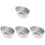 4Pièces Bols De Cuisson Œuf Inox Argent Multifonction Cuisine 4