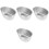4Pièces Bols De Cuisson Œuf Inox Argent Multifonction Cuisine 5