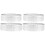 4Pcs Silver Round Cake Rings Non-Stick Baking Mold for Home and Bakery 4
