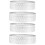 4Pcs Silver Round Cake Rings Non-Stick Baking Mold for Home and Bakery 7