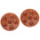 2Pièces Plat De Service Escargot Céramique Lisse Durable Marron 4