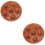 2Pièces Plat De Service Escargot Céramique Lisse Durable Marron 6