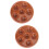 2Pièces Plat De Service Escargot Céramique Lisse Durable Marron 7