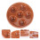2Pièces Plat De Service Escargot Céramique Lisse Durable Marron 8